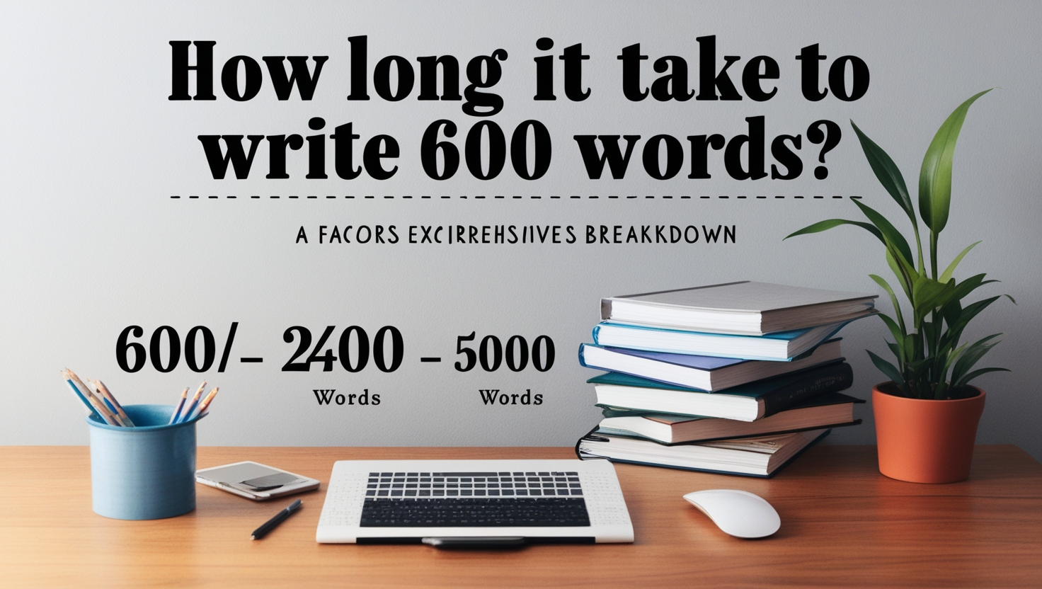 How Long Does It Take to Write 600-2400 Words