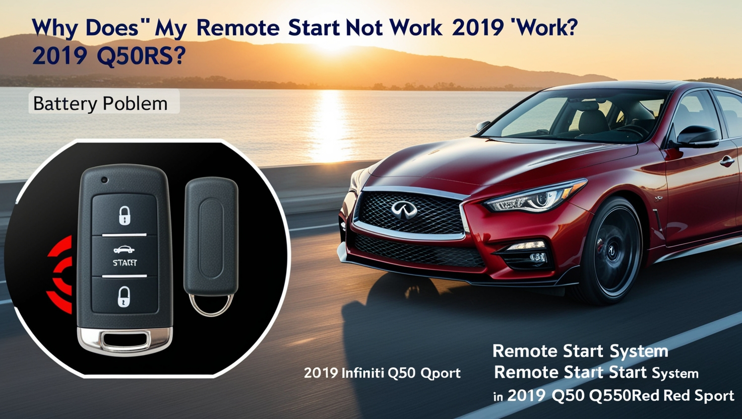 Why Does My Remote Start Not Work 2019 Q50RS