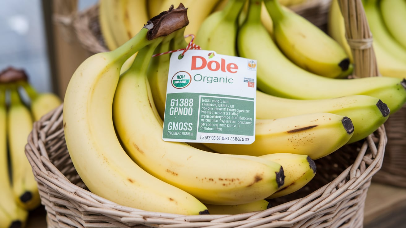 What Does 613588 Mean on Dole Organic Bananas