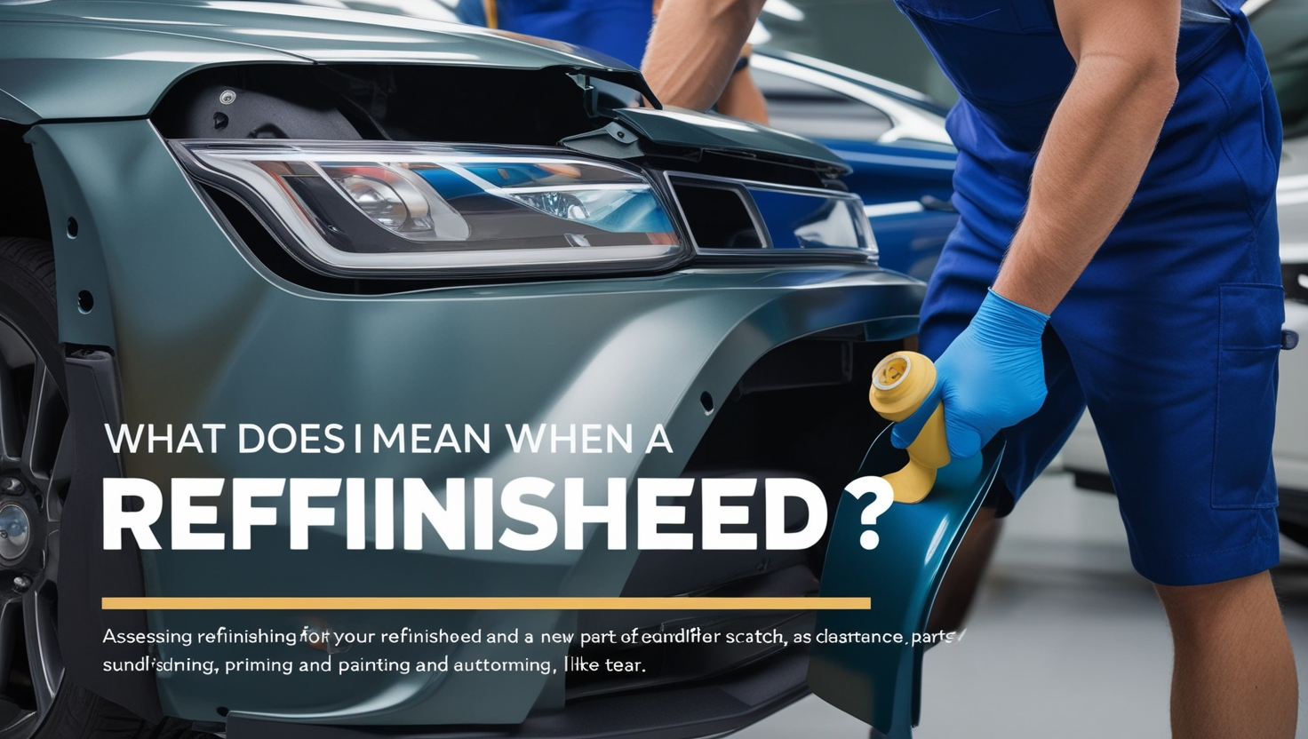 What Does It Mean When a Car Part Is Refinished